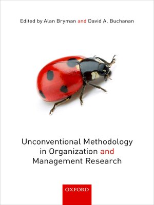 cover image of Unconventional Methodology in Organization and Management Research